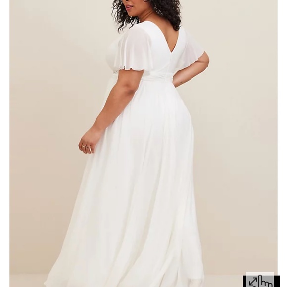 Torrid Wedding Gown Size 16 1x - Picture 2 of 4